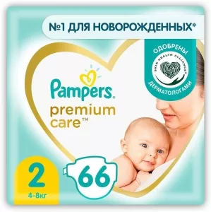 Подгузники Pampers Premium Care 2 Mini (66 шт) фото