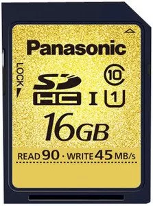 Карта памяти Panasonic SDHC UHS-I 16GB Class 10 (RP-SDUB16GAK) фото