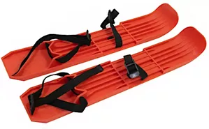 Мини-лыжи Престиж Пластиковые с креплением детские красные / ML01-RED фото
