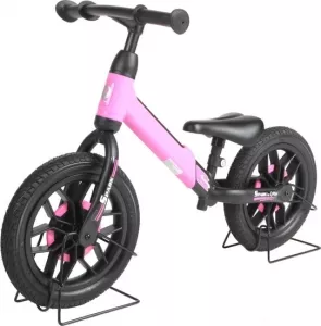 Беговел Qplay Spark Balance Bike SP1P цвет розовый (светящиеся колеса) фото