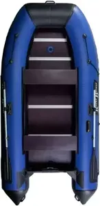 Надувная лодка RiverBoats RB-350 Классика пайол 9мм сине-черная фото