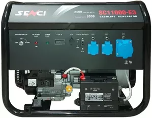 Бензиновый генератор Senci SC11000-E3 фото