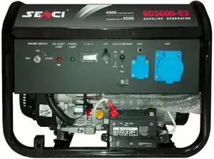 Бензиновый генератор Senci SC5000-E3 фото