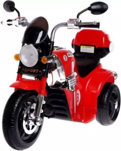 Детский электромотоцикл Sima-Land Чоппер с аккумулятором (красный) фото