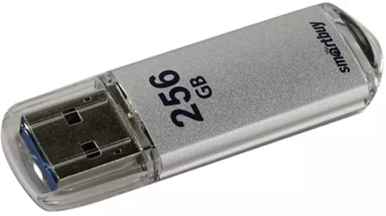 USB Flash Smart Buy V-Cut 256GB (серебристый) фото