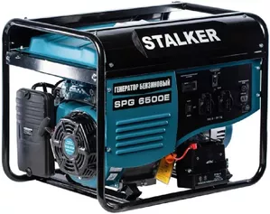 Бензиновый генератор Stalker SPG 6500 E фото