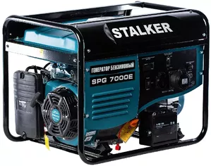 Бензиновый генератор Stalker SPG 7000 E фото