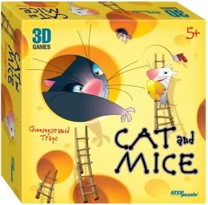 Настольная игра Step Puzzle Кошки-мышки фото