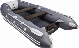 Моторно-гребная лодка Таймень LX 3400 НДНД (графит/светло-серый) фото