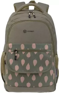 Школьный рюкзак Torber Class X Листья T2743-22-GRN фото