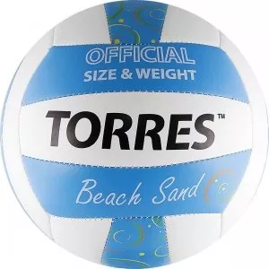 Мяч волейбольный TORRES Beach Sand Blue V10085B фото