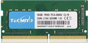 Оперативная память Tecmiyo 16ГБ DDR4 SODIMM 2666 МГц 16G1RPC4-21300S-G0 фото