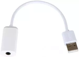 USB аудиоадаптер Ugreen US206 30712 USB Type-A - 3.5 мм (0.15 м, белый) фото