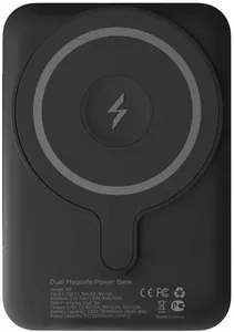 Портативное зарядное устройство VLP Dual MagSafe Power Bank (черный) фото
