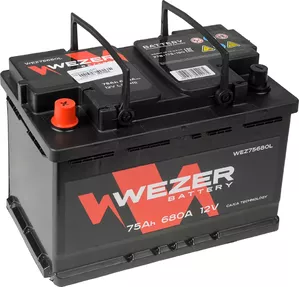 Аккумулятор Wezer WEZ75680L (75Ah) фото