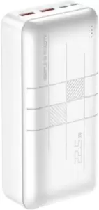 Портативное зарядное устройство XO PR189 30000mAh (белый) фото