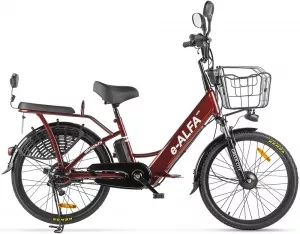Электровелосипед Eltreco Green City e-Alfa Fat 2020 (коричневый) фото