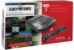 Игровая приставка Retro Genesis Modern Wireless (2 геймпада, 300 игр) фото