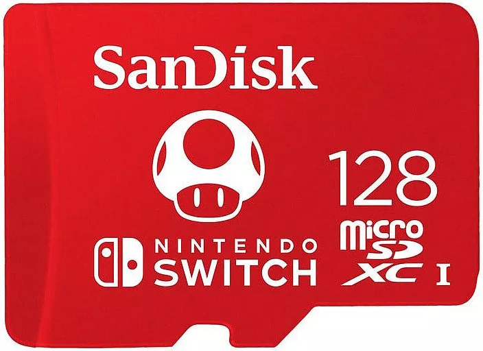 Карта памяти SanDisk For Nintendo Switch microSDXC 128GB (SDSQXAO-128G-GN3ZN) фото
