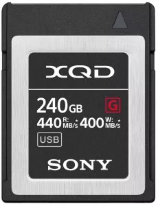 Карта памяти Sony XQD G Series 240GB (QD-G240F) фото