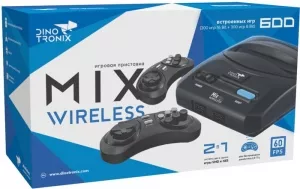 Игровая приставка Dinotronix Mix Wireless ZD-01B (2 геймпада, 600 игр) фото