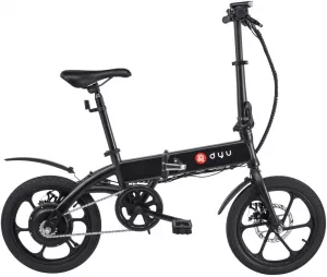 Электровелосипед DYU A1F 2019 (черный) фото