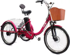 Электровелосипед GreenCamel Trike-24 R24 (250W 48V 10Ah красный) фото
