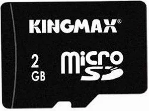 Карта памяти Kingmax MicroSD 2GB + SD Adapter (KM02GMCSD1A) фото