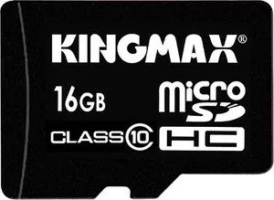 Карта памяти Kingmax MicroSDHC 16Gb Class 10 (KM16MCSDHC101A) фото