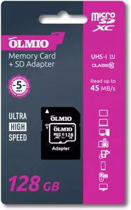 Карта памяти Olmio microSDXC 128GB фото