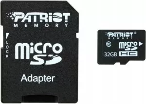 Карта памяти Patriot microSDHC 32Gb (PSF32GMCSDHC10) фото