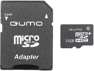Карта памяти Qumo microSDHC 32GB class 10 фото
