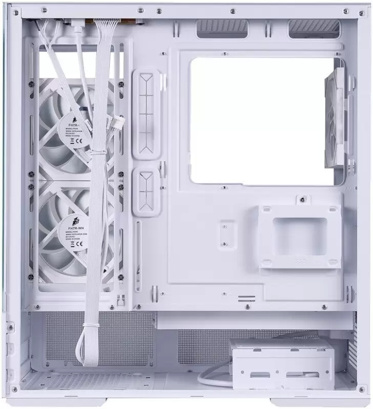 Корпус 1stPlayer CV7 ARGB CV7-WH-2FAR-W-2FH7R-W-1FH7-W (белый) фото 4