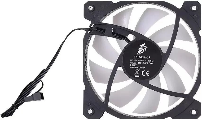 Вентилятор для корпуса 1stPlayer F1R FRGB (черный) фото