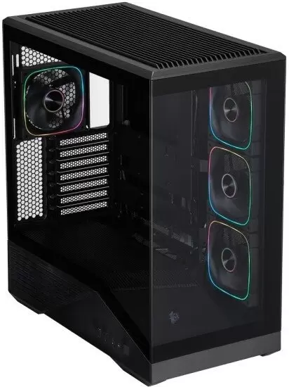 Корпус 1stPlayer GM7 ARGB GM7-BK-3FN7R-1FN7 (черный) фото