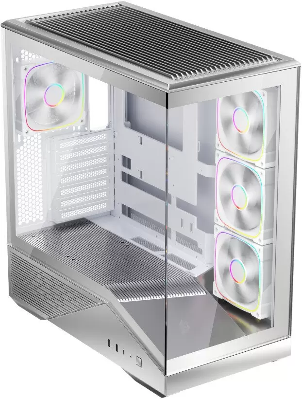 Корпус 1stPlayer GM7 ARGB GM7-SV-3FN7R-W-1FN7-W (серебристый) фото
