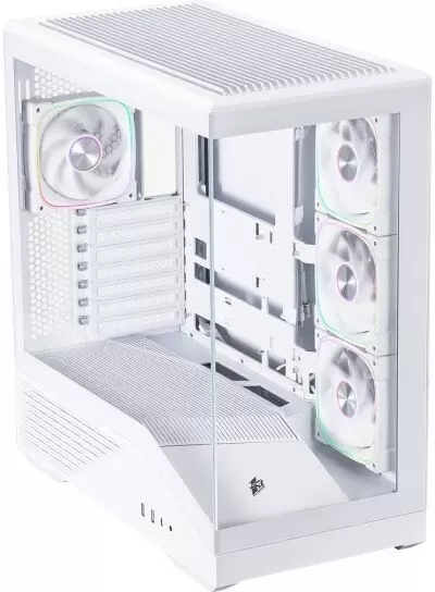 Корпус 1stPlayer GM7 ARGB GM7-WH-3FN7R-W-1FN7-W (белый) фото