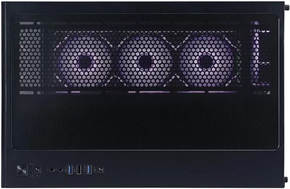 Корпус 1stPlayer MEGAVIEW MV8-TP ARGB MV8-TP-BK-6FC7R-1FC7-HUB2 (черный) фото