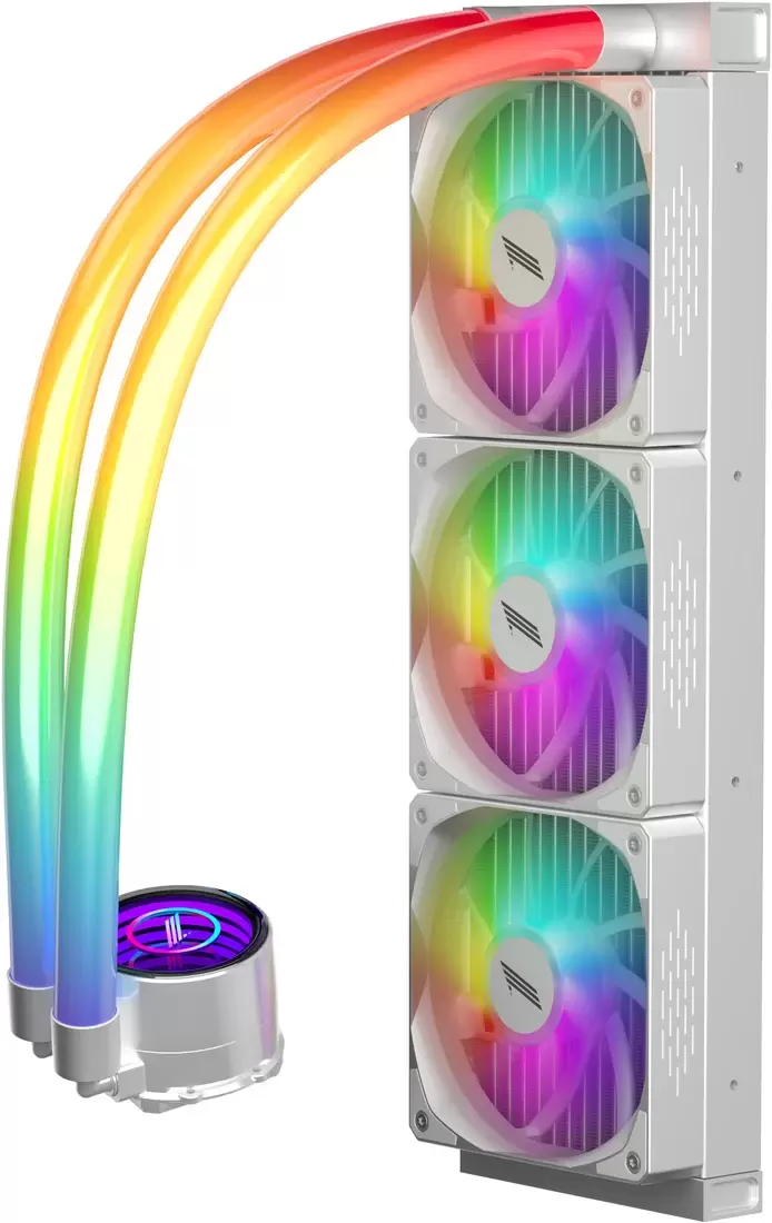 Система жидкостного охлаждения для процессора 1stPlayer MT360 Infinite Space (белый) фото