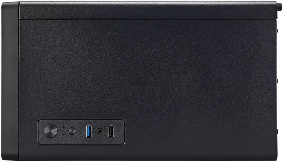 Корпус 1stPlayer WD1 WD1-BK-3F (черный) фото