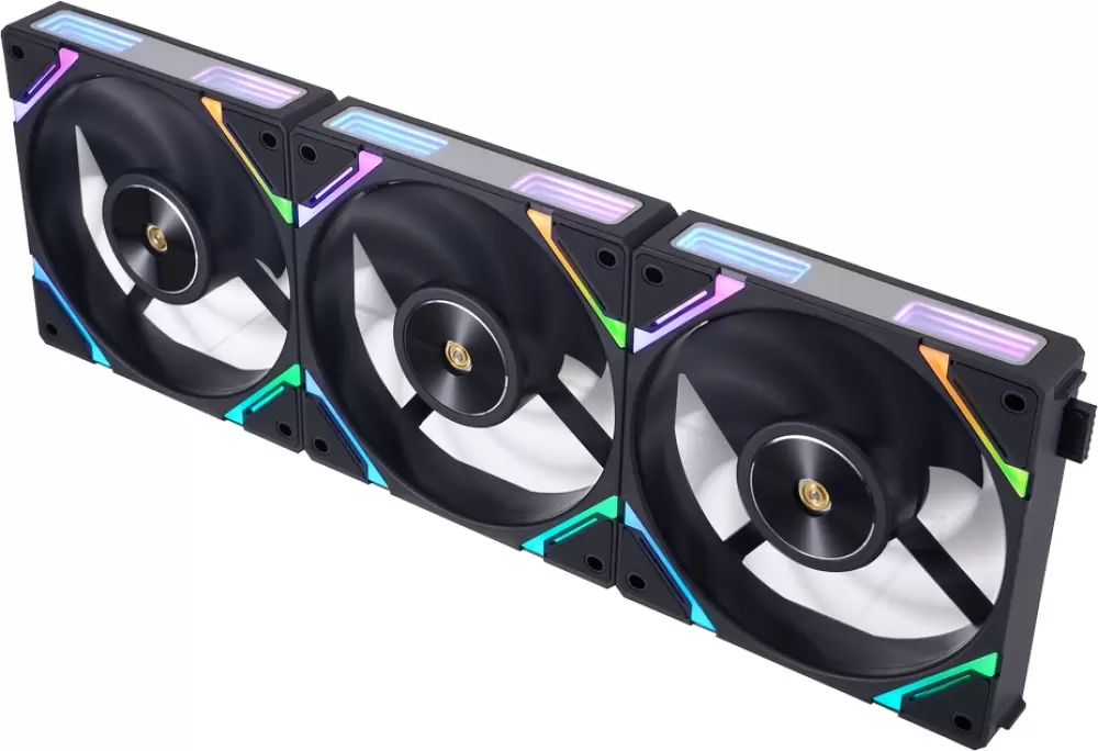Комплект вентиляторов для корпуса 1stPlayer XF7 ARGB (3 шт, черный) фото