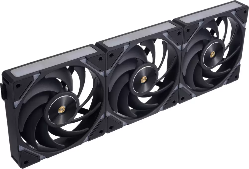 Комплект вентиляторов для корпуса 1stPlayer XF7 ARGB (3 шт, черный) фото
