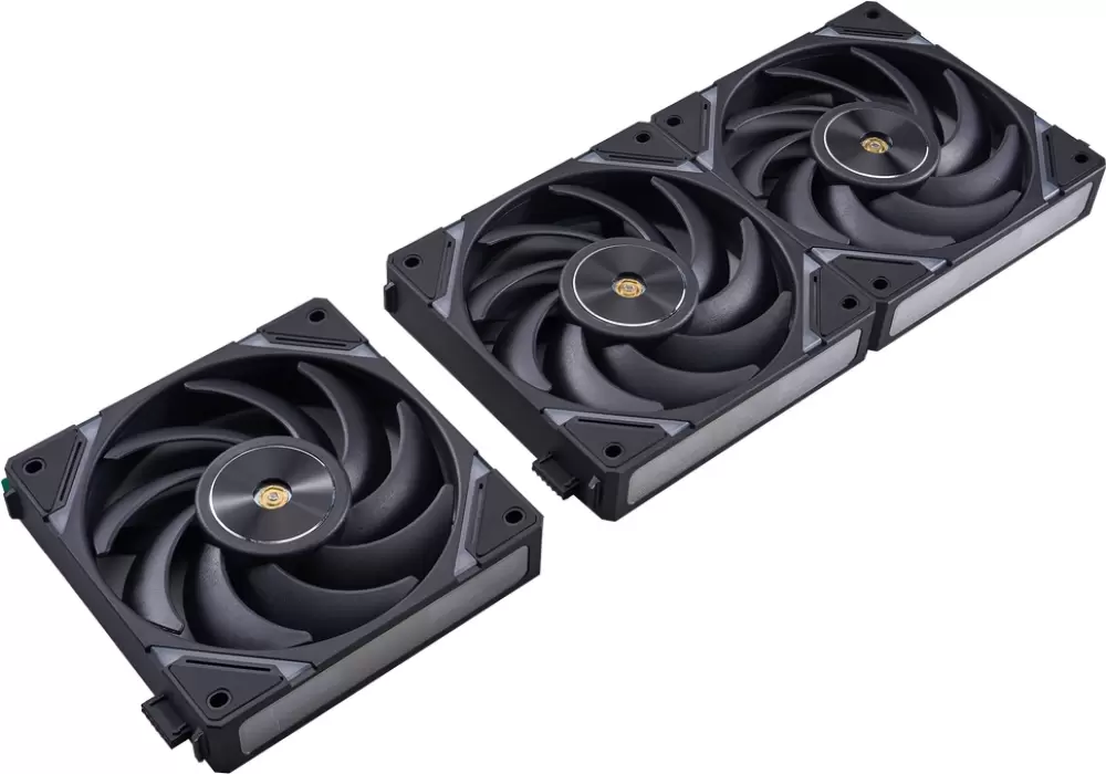 Комплект вентиляторов для корпуса 1stPlayer XF7 ARGB (3 шт, черный) фото