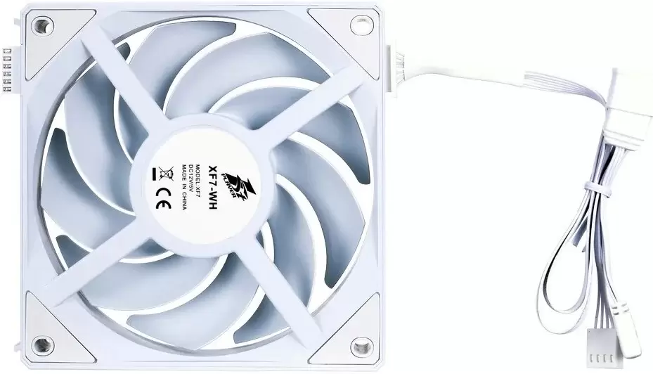 Вентилятор для корпуса 1stPlayer XF7 ARGB (белый) фото