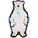 Санки-ледянка 1TOY Т55322 Медведь фото