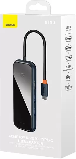 Док-станция Baseus AcmeJoy 8-Port Type-C Hub Adapter WKJZ010613 фото 4