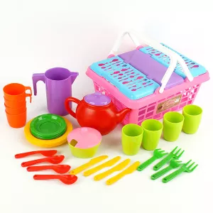 Набор игрушечной посуды Zarrin Toys Tea Party / M6 фото