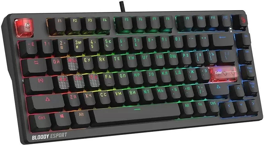 Клавиатура A4Tech Bloody MS76 (черный) фото 4