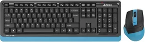 Клавиатура + мышь A4Tech Fstyler FG1035 (черный/синий ) фото