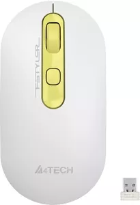 Компьютерная мышь A4Tech Fstyler FG20 (белый/золотистый) фото